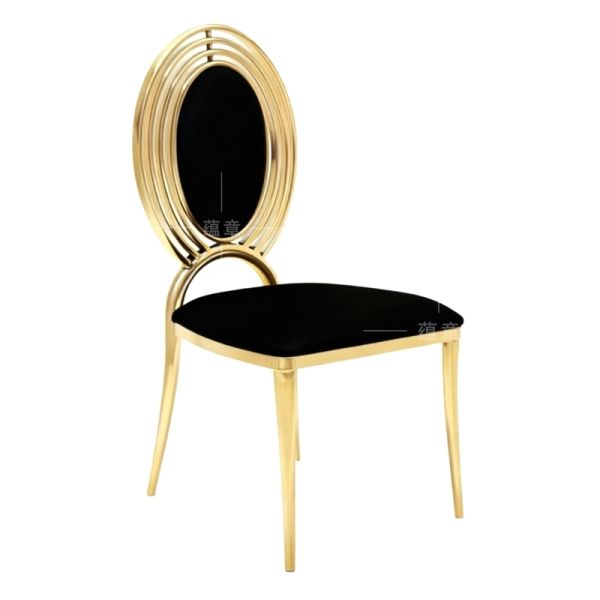 Hot Sales Wholesale Popular Outdoor Hall Event Rental Modern Gold Metal Frame Wedding Chairs Events