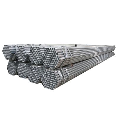Erw Galvanized Steel Pipe 1 1/4  1 5/8 1.5 2 Pre Gi Steel Tube BS1387 ASTM