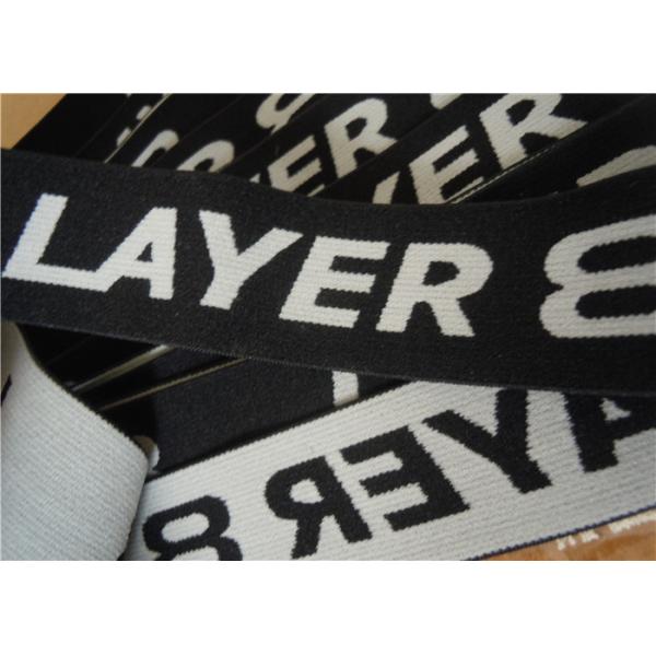 Эластичные резиновые ленты покрашенные жаккардом, простирание эластичных резиновых лент ткани высокое