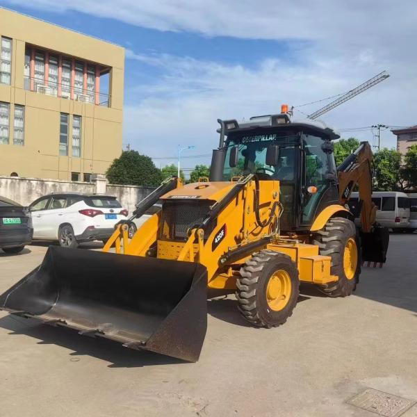 Used Excavator Caterpillar CAT420F Road Painting Machine / Secondhand Japan Tractor Road Machinery Engine  In Good Condition