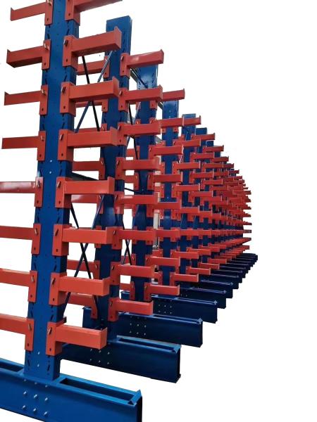 Adjustable Arm Cantilever Rack for Heavy Loads 24-48 Inch