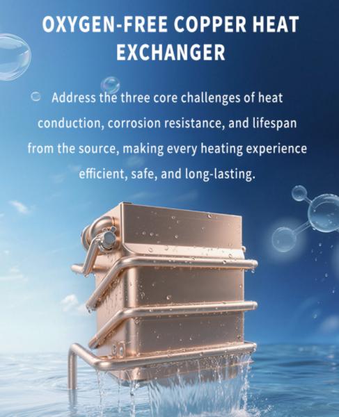 Household Indoor Tankless Water Heater With Low Emissions And Energy Saving Capabilities