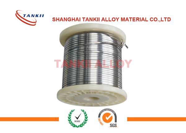 Alloy A / Chromel A/ NiCr8020 Bright Flat Wire Nicr Alloy Wire 0.15mm Width Used For Sealing Machine / Pit Furnace