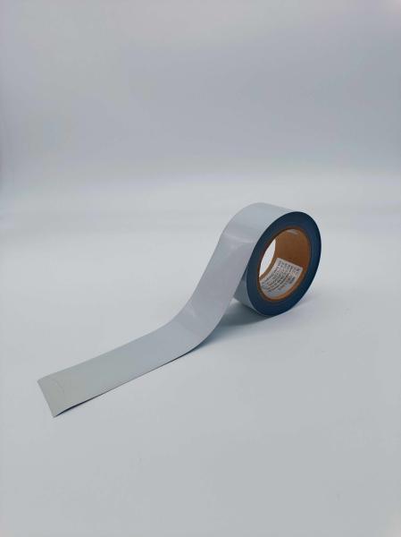 Htv High Heat Transfer Vinyl Film Tape For Safety Clothing Silver Reflection PES Material