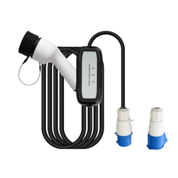 230VAC Level 2 Portable Car EV Charger Adjustable Current 8A 10A 13A 16A