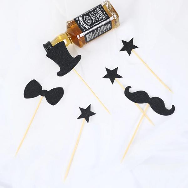 Wedding Birthday Decoration Muffin Paper Cupcake Topper