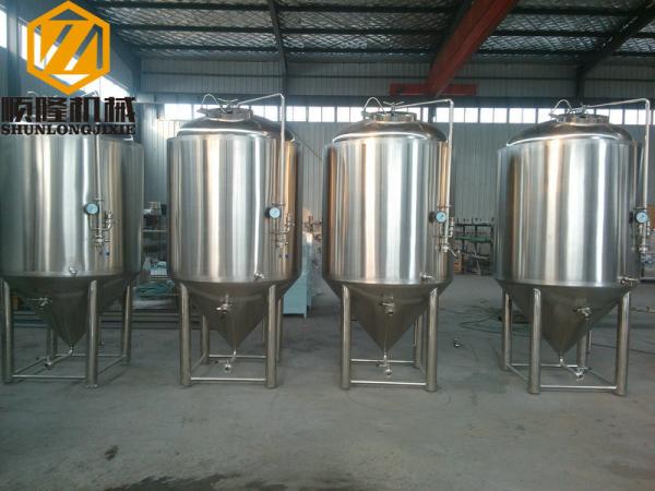 Industrial Automatic Beer Making Machine , 500L 1000L Beer Brewing System