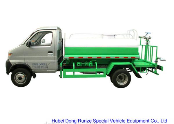  Mini  Road Wash Water Tank Truck 1000L  With Gasoline Engine  Pump Sprinkler For  Clean  Water Delivery and Spray