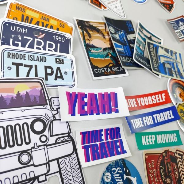 Custom Die Cut Vinyl Stickers Sheets Printing Packaging Label Adhesive Waterproof