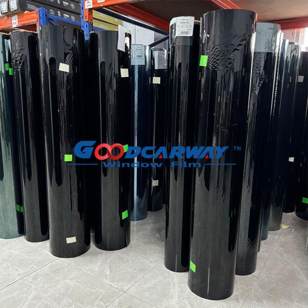 1.5mil Черный цвет OEM Углеродная пленка Боковая задняя теплоизоляция 1слойная окраска автомобильного окна