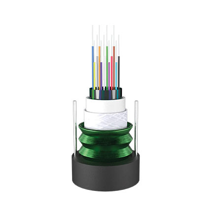 GYXTW Armored Fiber Optic Cable – 2-24 Core Steel Tape Armored PE Jacket for Outdoor Communication