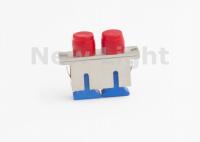 Duplex SC TO FC Fiber Adapter Hybrid Metal Material For FTTH ROHS Certified