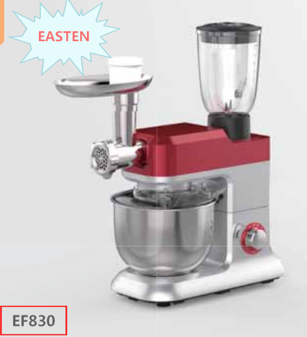 Easten 1000W Kitchen Mixer for Canada/SK1 Glass Blender Stand Mixer EF830 / 3-in-1 Plastic 5.3 Liters Kitchen Hand Mixer