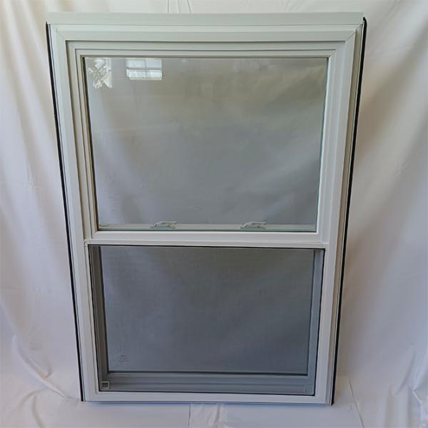 Вертикальное скользящее стекло UPVC двойная стеклянная лента окна виниловый антиугон