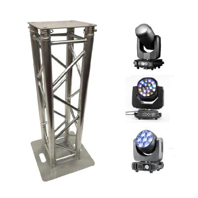 Round Square Aluminum Alloy DJ Lighting Truss Stand Custom For Concerts