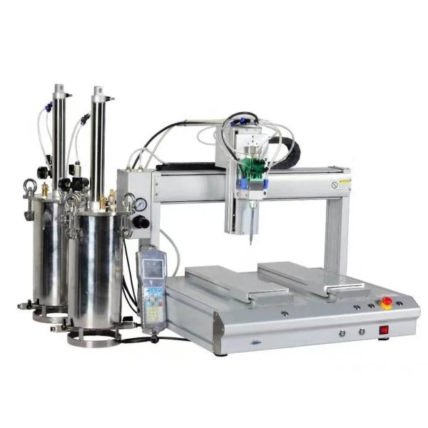 Dual Tank Automatic Glue Dispensing Machine Industrial PCB Adhesive Dispensing Equipment