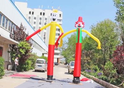 Inflatable Advertising Props , Colorful Dancer Man With Logo Painting Service