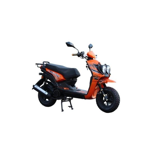 orange color  fashion  model 4 Stroke GY6 Enginee and  80km/h Max Speed 150cc gas scooter