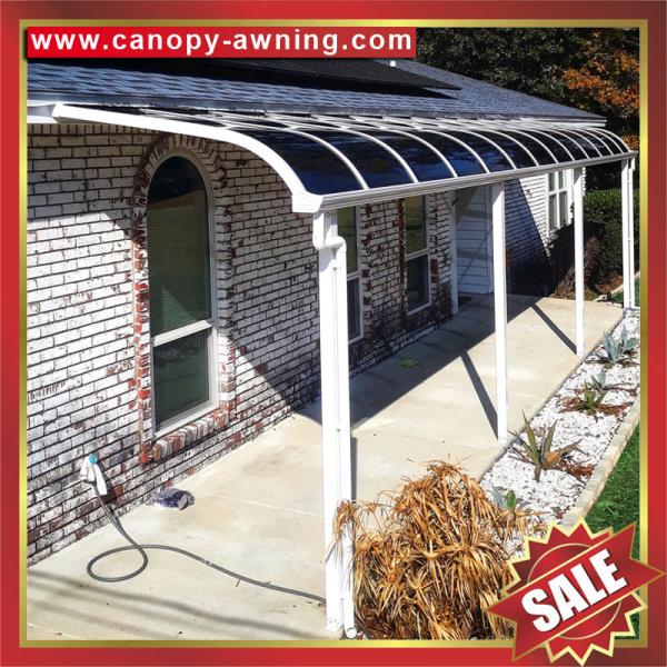 hot selling outdoor backyard polycarbonate aluminum sunshade shelter gazebo canopy awning