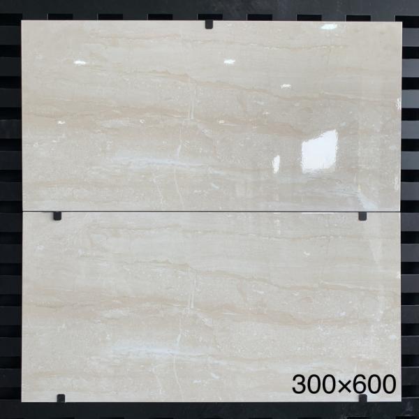 Vitrified Tiles 300x600mm Orange Jade Stone Glossy Wall Tiles for Bedroom and Bathroom