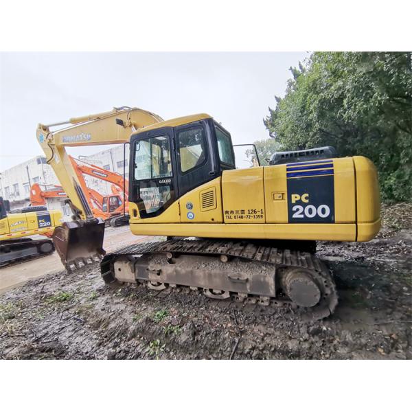 Komatsu PC200-7 Excavator in Good Condition with 0.8 m3 Bucket Capacity and 107 KW