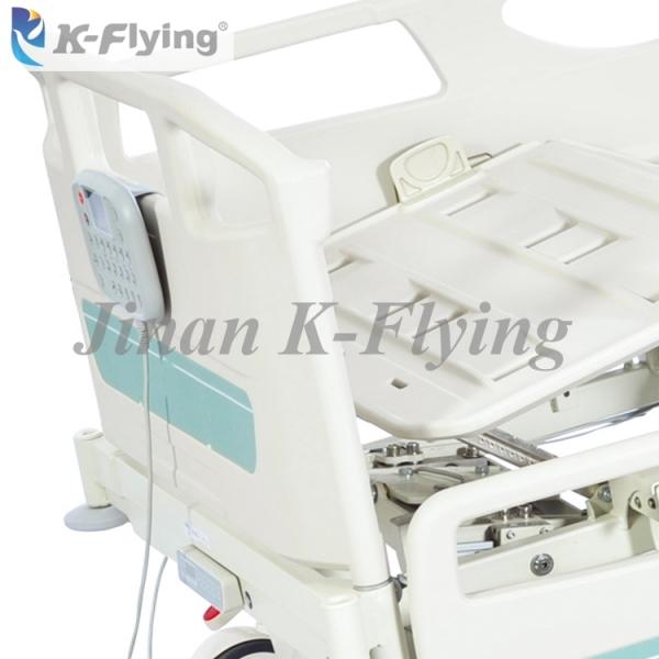Battery Storage Electric Adjustable Hospital Beds Multi Functions ICU Patient