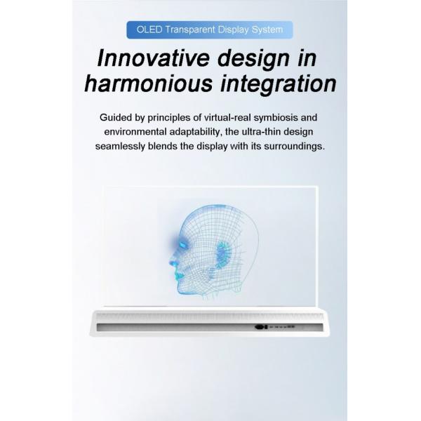 Ultra Thin Transparent OLED Display Monitor HD Clear See Through Digital Oled Panel