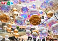 Boule gonflable imperméable de miroir d'or et de l'argent 2.5m pour la partie