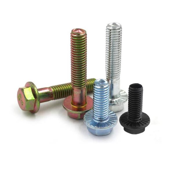 Hot Sale Din6921 Stainless Steel 304 316 Hexagon Flange Bolt Grade 8.8/10.9 /12.9 Customization High Quality