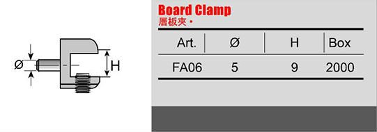 Square Zinc Alloy Nickel Plated Glass Shelf Support Clip for Book Shelving Cabinet