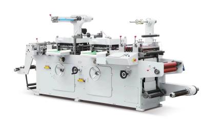 Paper Label Sticker Flat Bed Die Cutting Machine With Punching