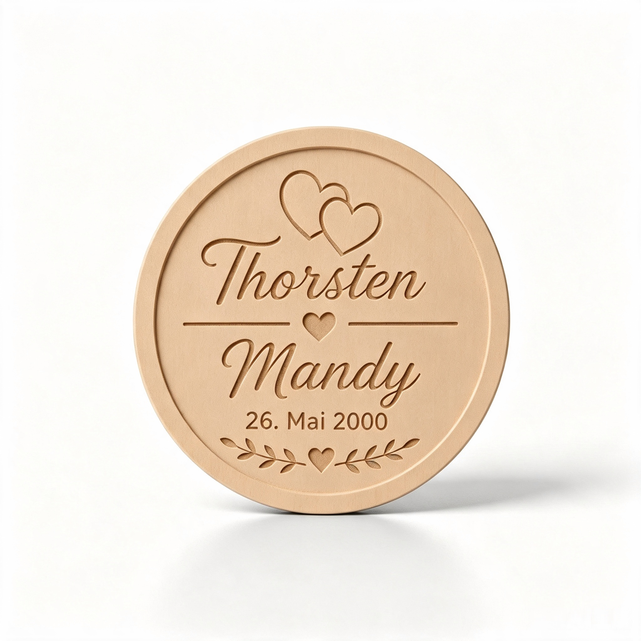 Name Engraved Order Custom 3d Prints Round Coaster Cool 3d Printed Gifts