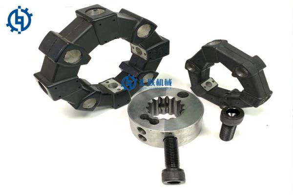 Excavator Engine Pump Rubber Coupling , Flexible Flanged Shaft Coupling CF-A CF-H FLE-PA