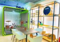 Cabine de téléphone insonorisée de bureau avec la ventilation et le système à C.A.