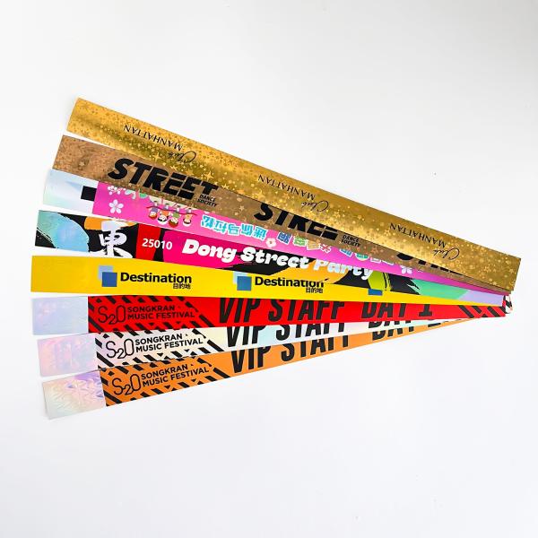 Personalized Glitter Holographic Wristbands for Adults and Kids Fashionable Party Accessories