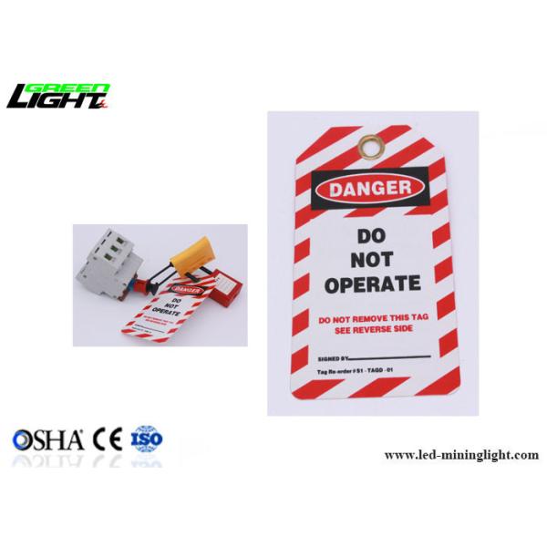 OSHA PVC Custom Lockout Tags Warning Lockout Tags Out