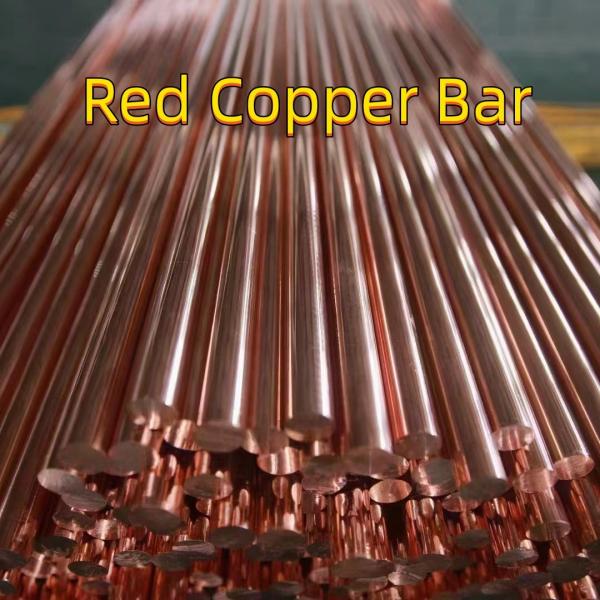 99.99% Чистый C11000 Медный круглый столб OD 300MM Красный Медный Стержень