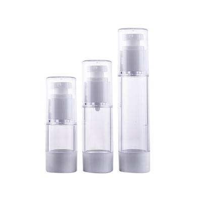 Garrafas cosméticas plásticas opcionais da cor com bomba, garrafa cosmética do ANIMAL DE ESTIMAÇÃO dos cuidados com a pele