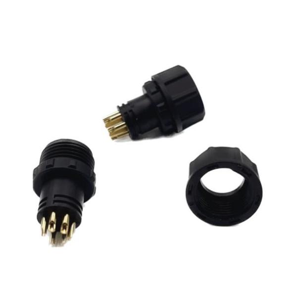 M13 6Pin Круговые электрические разъемы 20AWG Женский мужчина