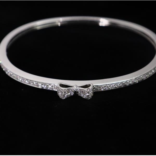 18k Gold Butterfly Ribbon Diamond  Bracelet Customized Fine Jewelry IGI GIA Lab Grown Diamond Engagement Wedding Banquet