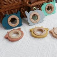 Calmar las encías dolorosas Silicona Baby Teether Dientes jugando suave oveja ballena