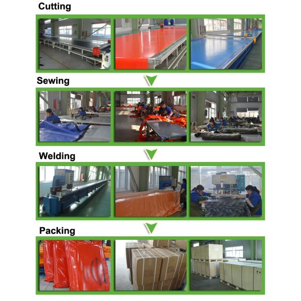 Heavy Duty PVC Clear Vinyl Tarps , PVC Vinyl Tarpaulin With Eyelets