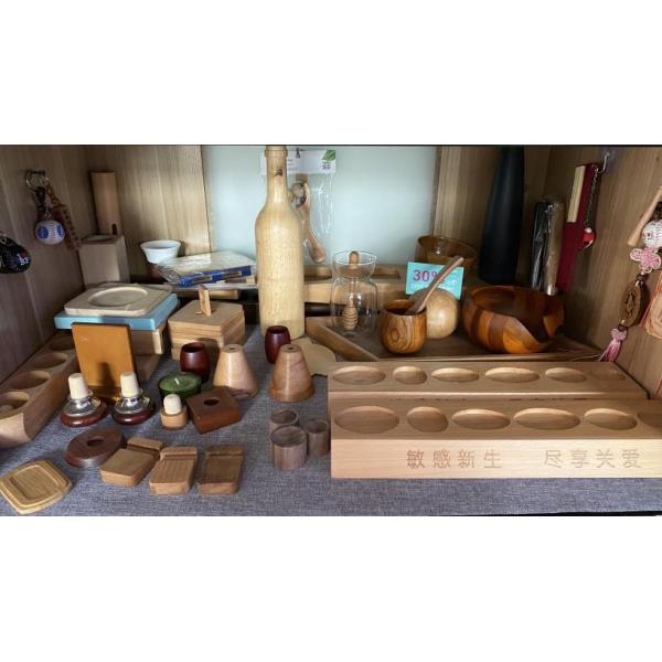 Bent Wood Stand Desktop Computer  Universal Wooden Stand Dock Holder Display Bracket for PC Notebook Laptop