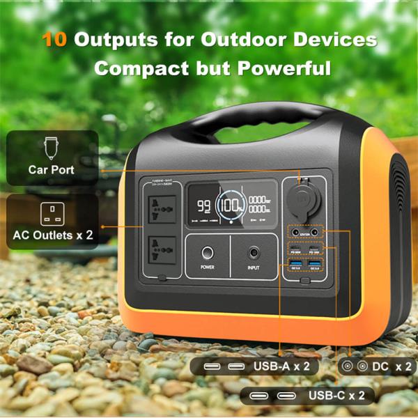 Emergency Energy Storage System with Support Devices Phone / Drone / Camera / Car Refrigerator