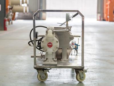 Plate And Frame Membrane Filter Press Hydraulic Pump On Cart Sludge Hydraulic Press