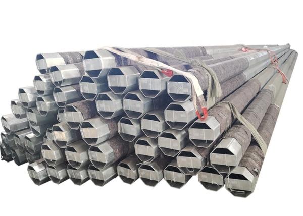 40ft 800DaN Q345 Monopole Galvanised Steel Electric Pole