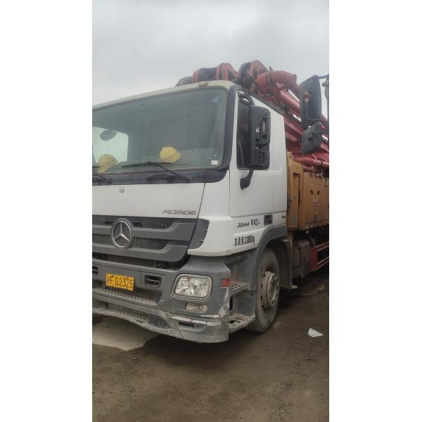 Used SANY concrete pump truck for sale, Mercedes Benz chassis