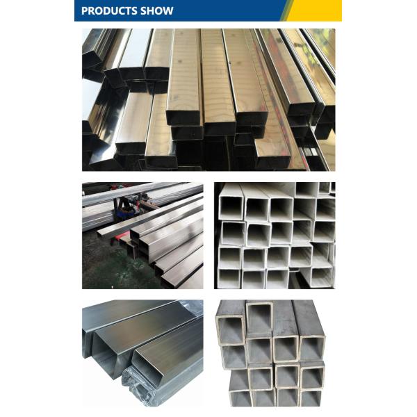 A312 304l Ss 316 Seamless Pipe Tubing Mild Steel Hollow Sections Square Rectangle