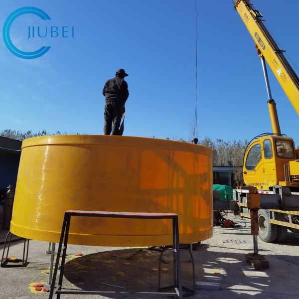 4 м диаметром UHMWPE полиэтиленовый буя для закатывания