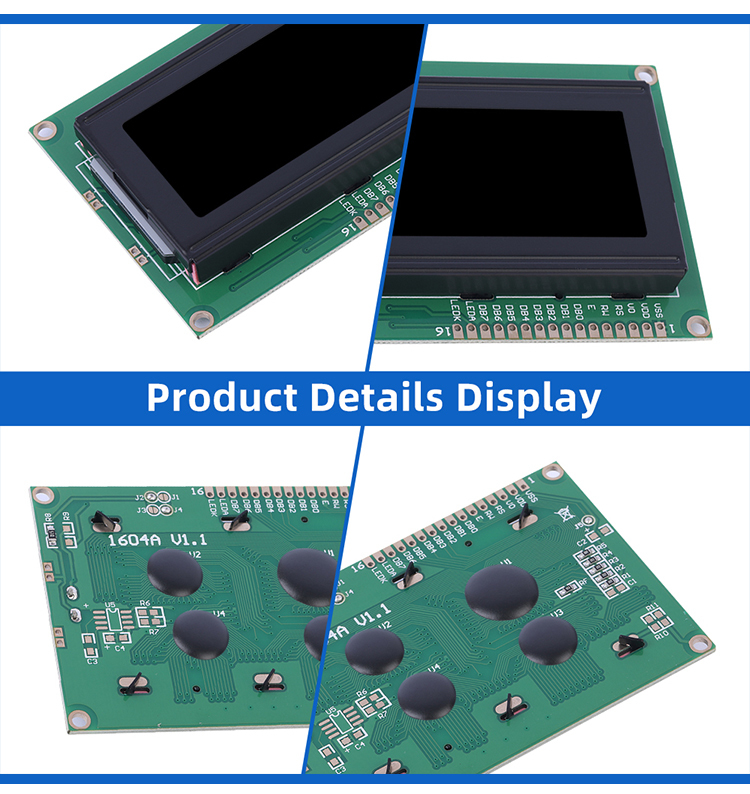 European BTN Black Film 1604A 3.6-Inch LCD Screen ST7066U Character Display Screen